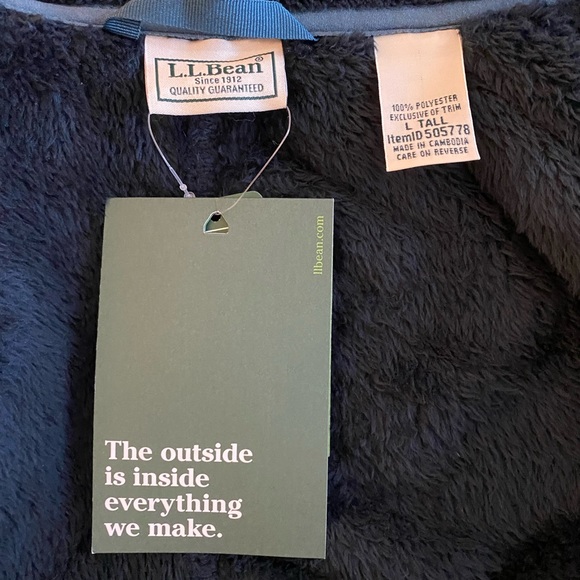 Men's L.L.Bean Hi-Pile Fleece Jacket - Picture 11 of 12